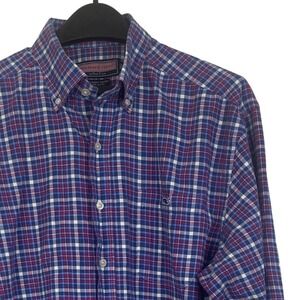 Vineyard Vines Tucker Shirt‎ Mens L Cotton Plaid Button Down Long Sleeve Preppy